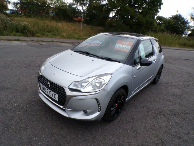 DS DS 3 2017 1.6 Bluehdi Performance Line 2017,Sat Nav,blu SH67GYC Silver #4