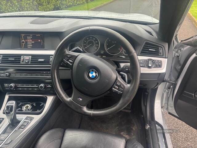 BMW 5 Series 2.0 520D M Sport Saloon Grey #12