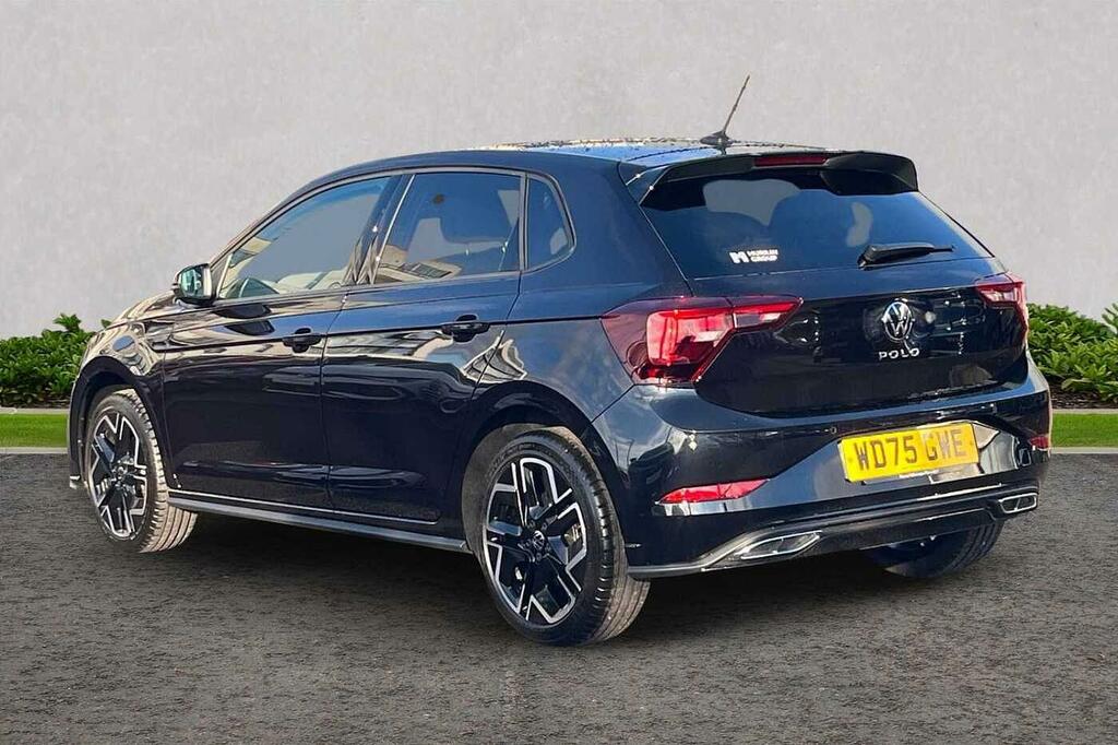 Volkswagen Polo 1.0 Tsi R-line WD75GWE Black #3