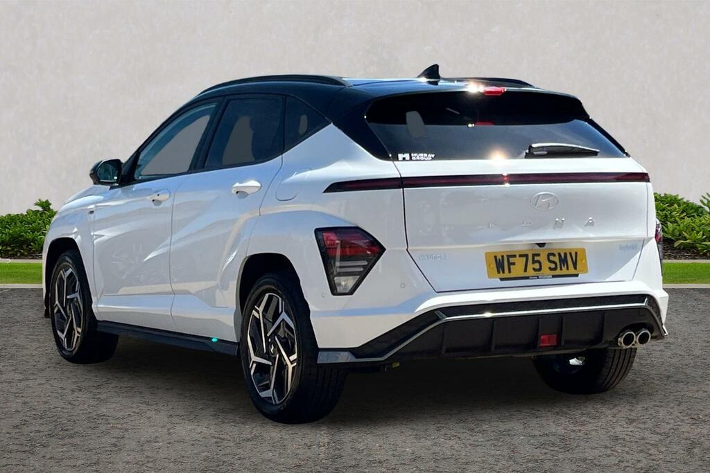 Hyundai Kona 1.6 H-gdi N Line S Dct Euro 6 Ss White #3