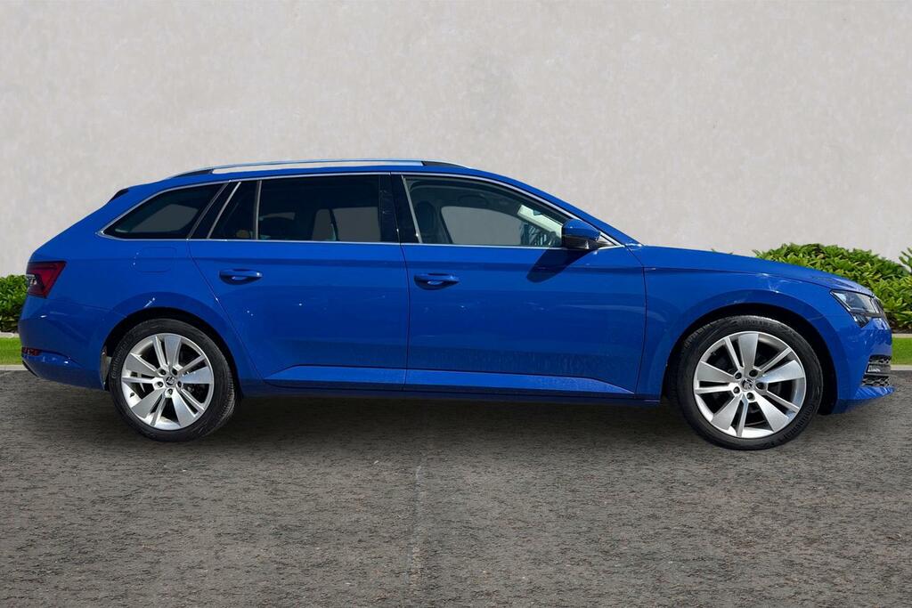 Skoda Superb 2.0 Tdi Cr Se L Blue #4