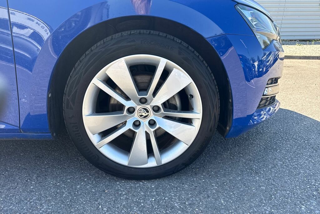 Skoda Superb 2.0 Tdi Cr Se L Blue #5