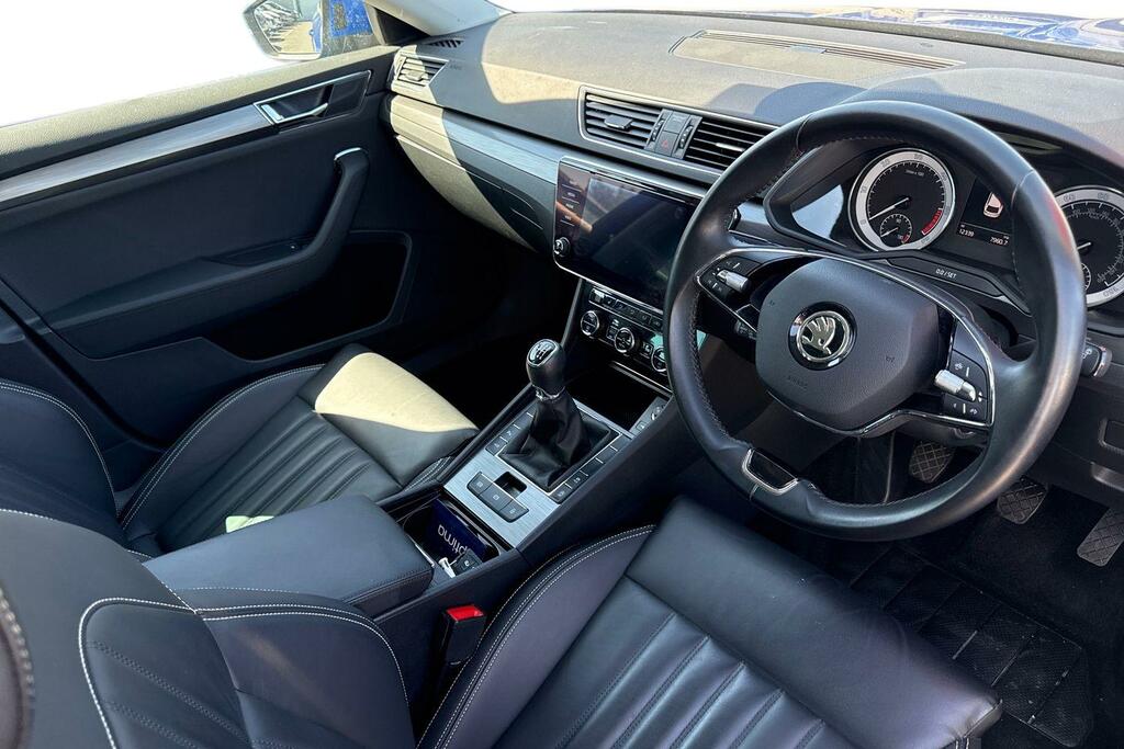 Skoda Superb 2.0 Tdi Cr Se L Blue #6