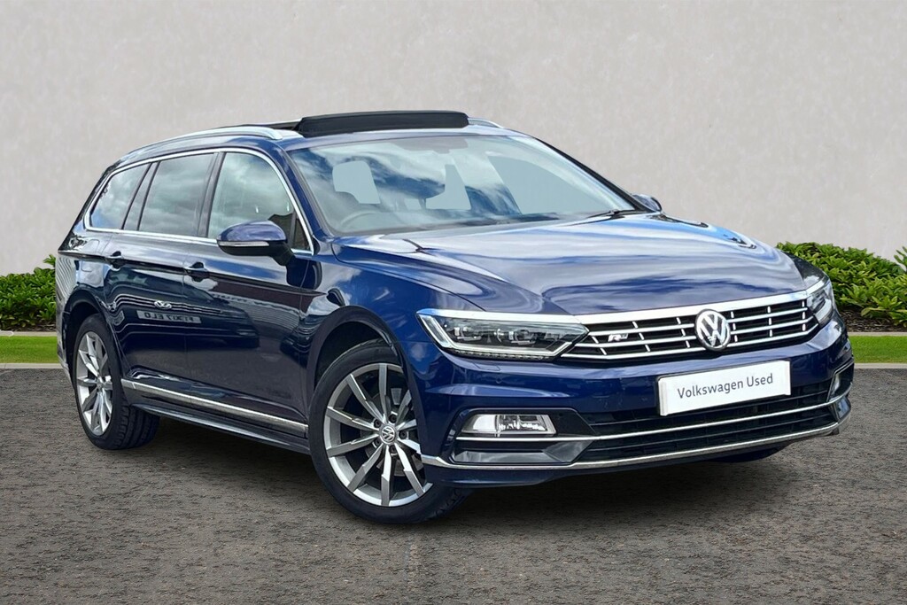 Volkswagen Passat 2.0 Tdi R-line Estate Dsg Euro 6 Ss Blue