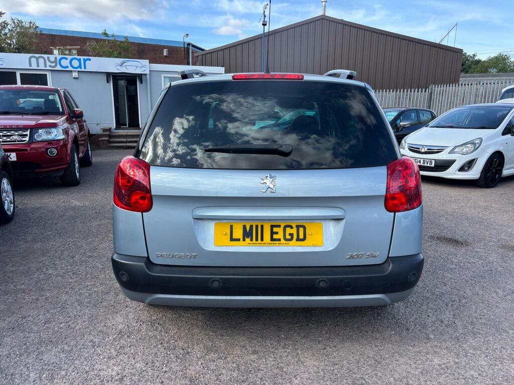 Peugeot 207 SW Estate 1.6 Sw White #7