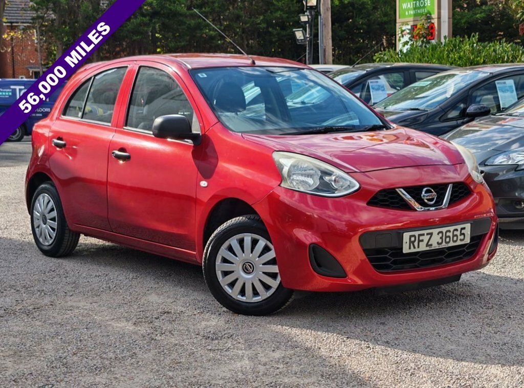Nissan Micra 1L Visia Red