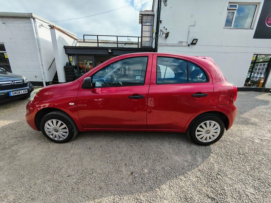 Nissan Micra 1L Visia Red #4