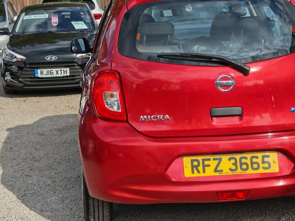 Nissan Micra 1L Visia Red #6
