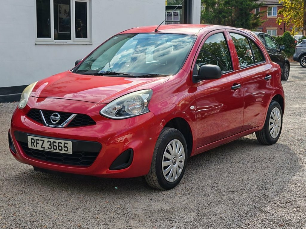 Nissan Micra 1L Visia Red #3