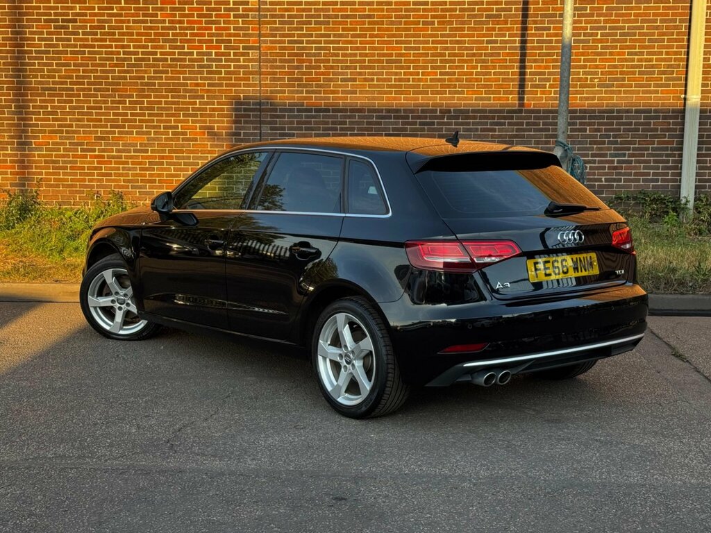 Audi A3 2.0 Tdi Sport Sportback S Tronic 6Spd Euro 6 Black #4