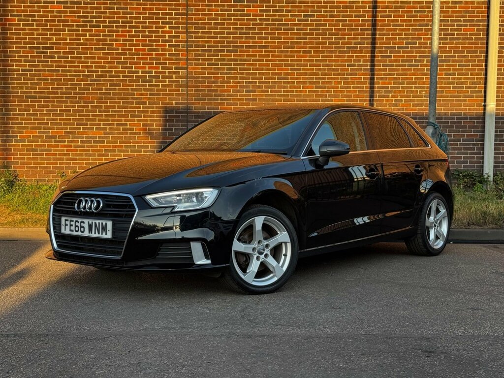 Audi A3 2.0 Tdi Sport Sportback S Tronic 6Spd Euro 6 Black #2