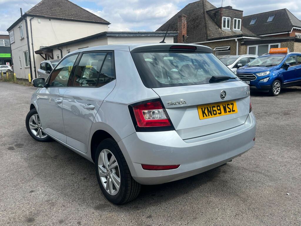 Skoda Fabia 1.0 Se Euro 6 Ss KN69WSZ Silver #4