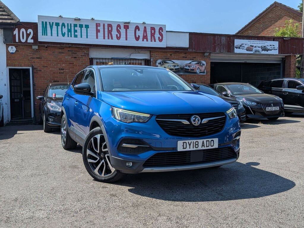 Vauxhall Grandland X 1.2 Turbo Elite Nav Euro 6 Ss DY18ADO Blue