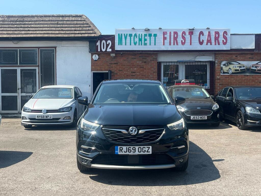 Vauxhall Grandland X 1.2 Turbo Sri Nav Euro 6 Ss RJ69OGZ Black