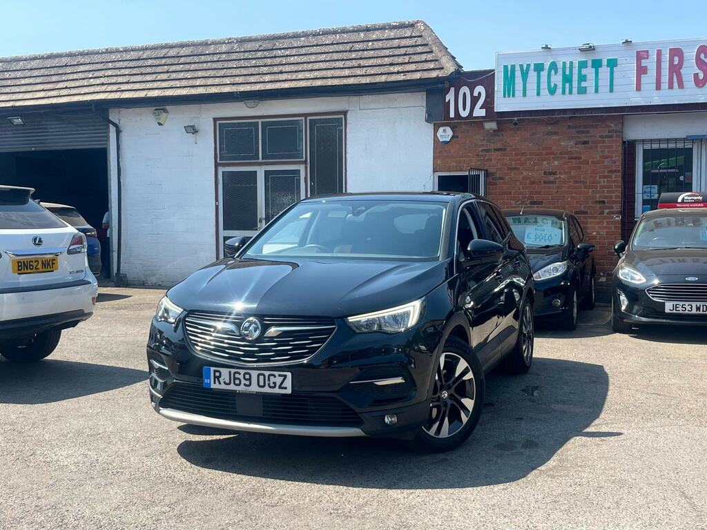 Vauxhall Grandland X 1.2 Turbo Sri Nav Euro 6 Ss RJ69OGZ Black #2