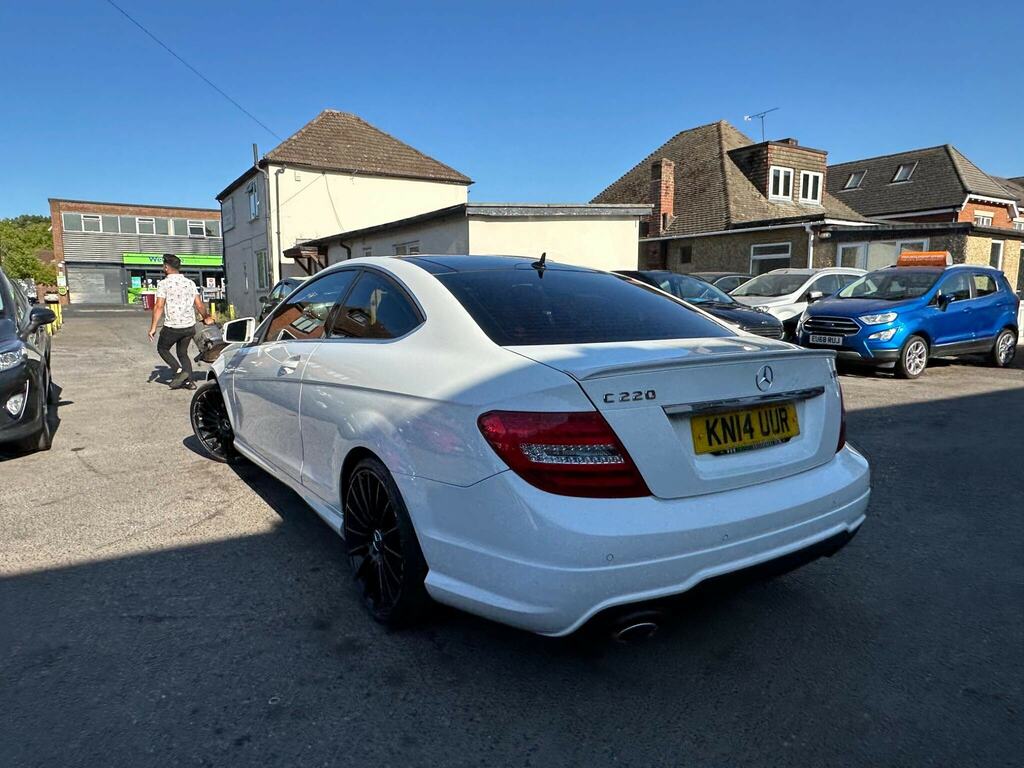 Mercedes-Benz C Class 2.1 C220 Cdi Amg Sport Edition G-tronic Euro 5 S KN14UUR White #5