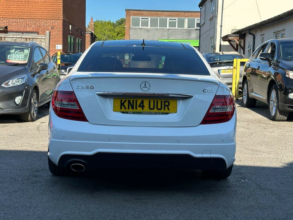 Mercedes-Benz C Class 2.1 C220 Cdi Amg Sport Edition G-tronic Euro 5 S KN14UUR White #6
