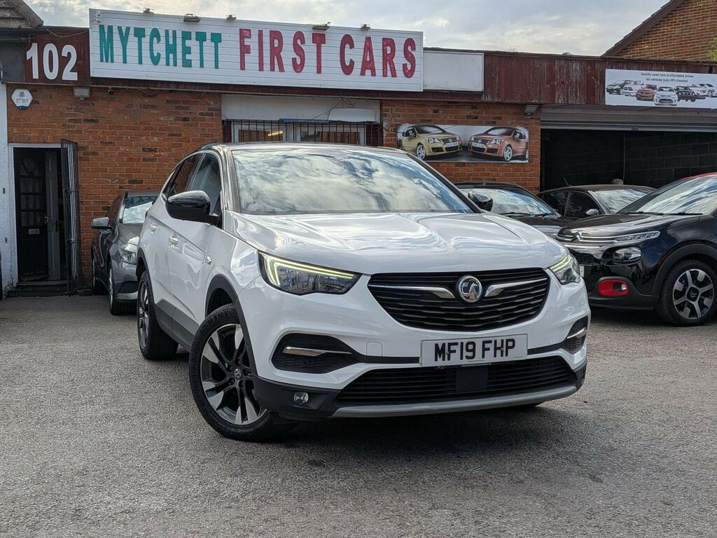 Vauxhall Grandland X 1.2 Turbo Sport Nav Euro 6 Ss White