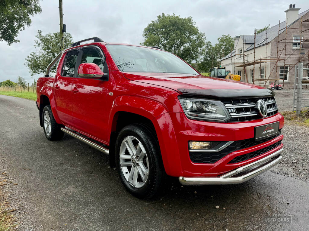 Volkswagen Amarok D Cab Pick Up Highline 3.0 V6 Tdi 224 Bmt 4M Red #4