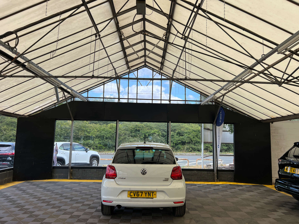 Volkswagen Polo Hatchback CV67YNT White #2