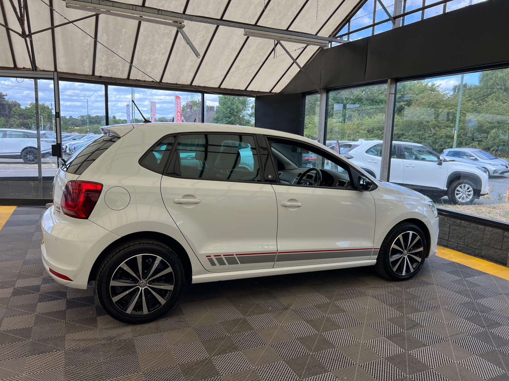 Volkswagen Polo Hatchback CV67YNT White #3