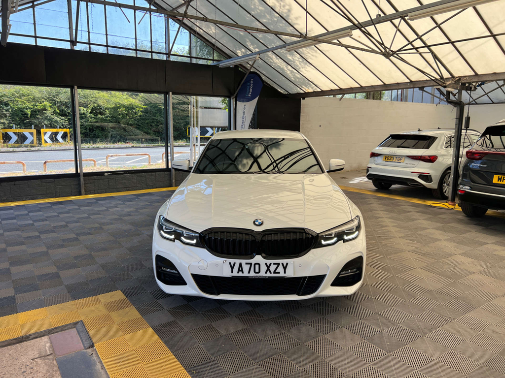 BMW 3 Series 330E M Sport White #2
