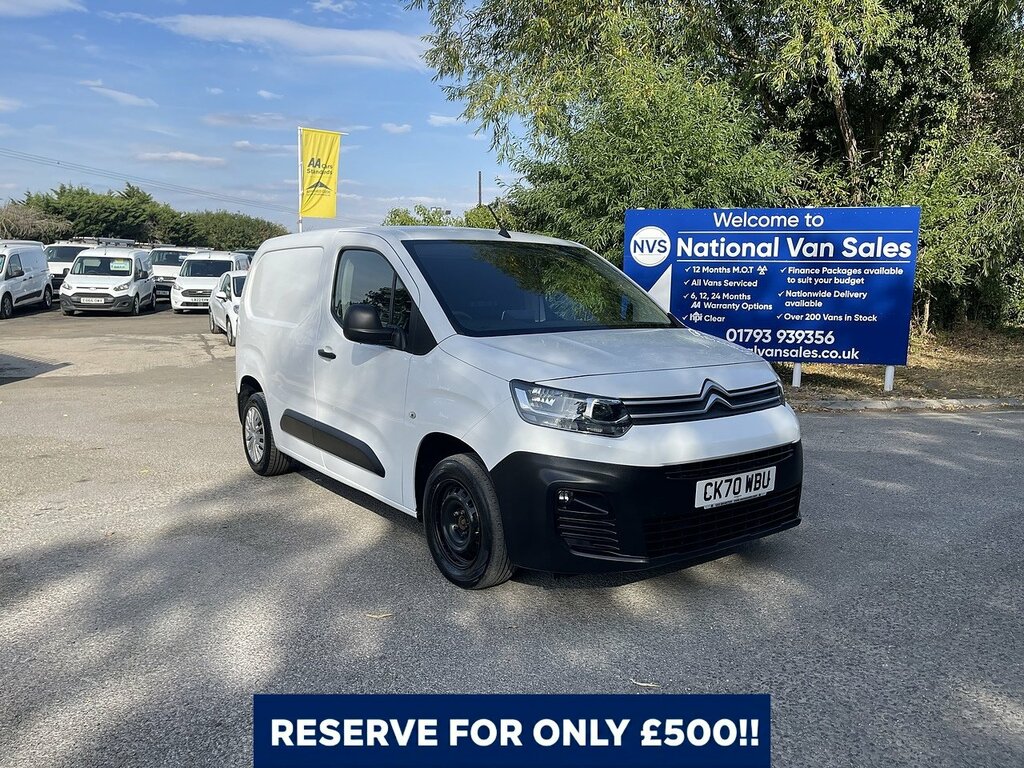Citroen Berlingo 1.5 Bluehdi 650 Enterprise M Swb Euro 6 Ss CK70WBU White #2