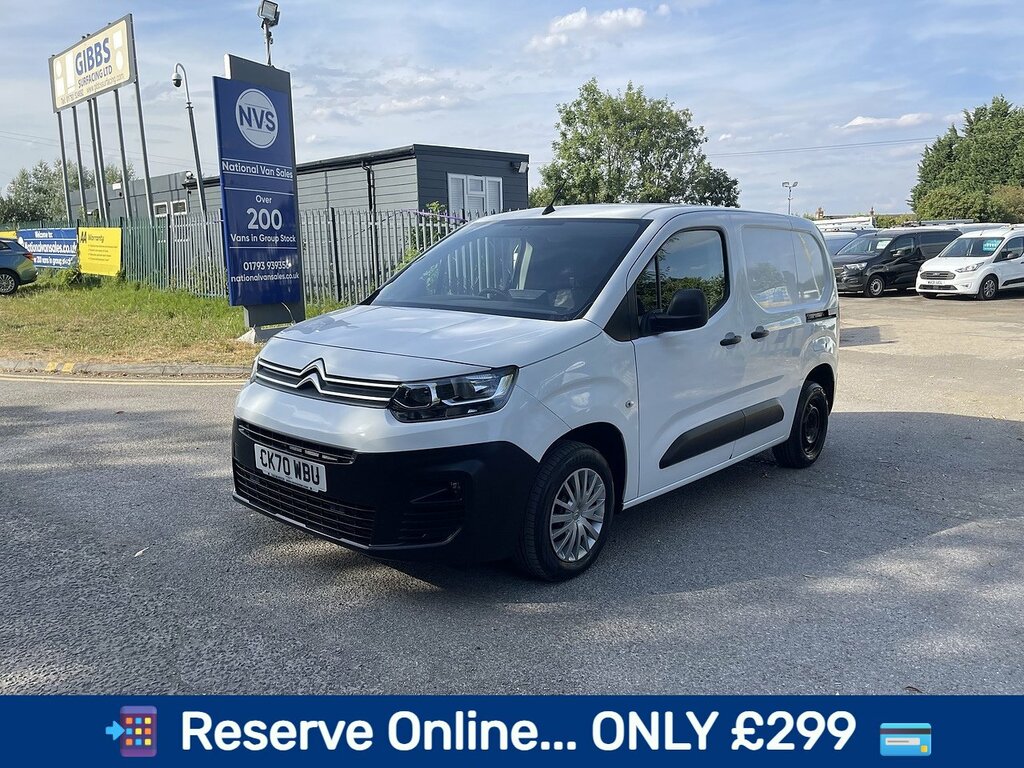 Citroen Berlingo 1.5 Bluehdi 650 Enterprise M Swb Euro 6 Ss CK70WBU White #4