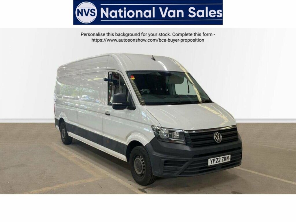 Volkswagen Crafter 2.0 Tdi Cr35 Trendline Fwd Lwb High Roof Euro 6 S White
