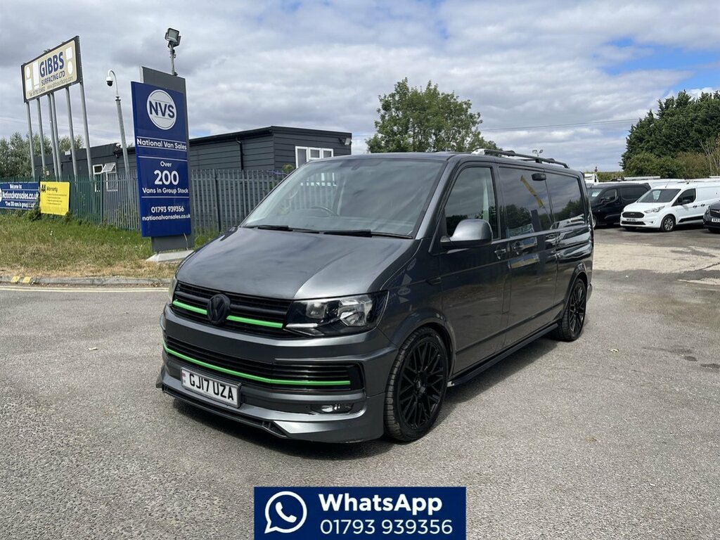 Volkswagen Transporter 2.0 Tdi T30 Bluemotion Tech Highline Fwd Lwb Euro GJ17UZA Grey #3