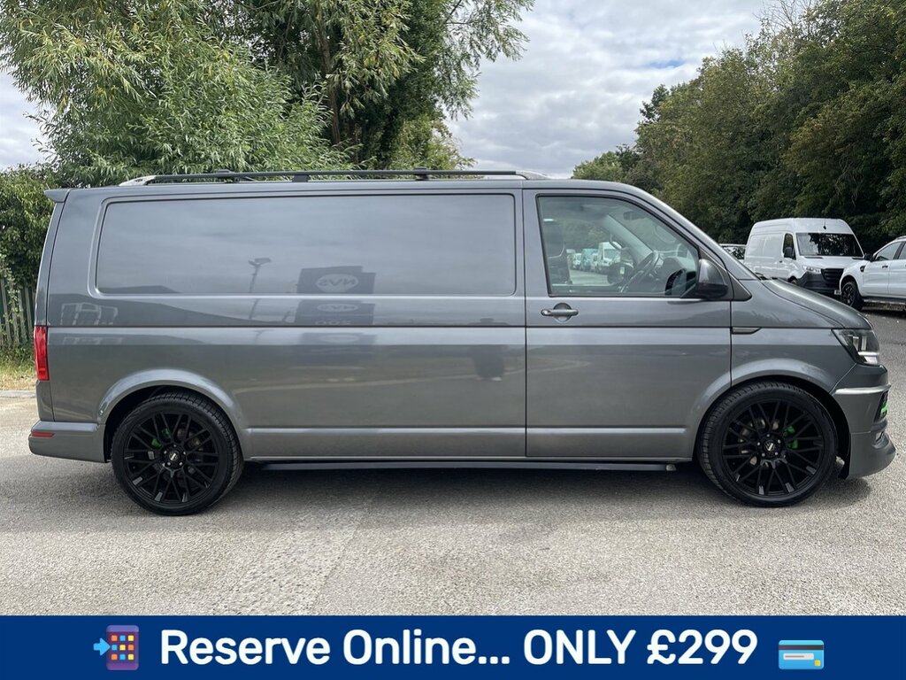 Volkswagen Transporter 2.0 Tdi T30 Bluemotion Tech Highline Fwd Lwb Euro GJ17UZA Grey #4