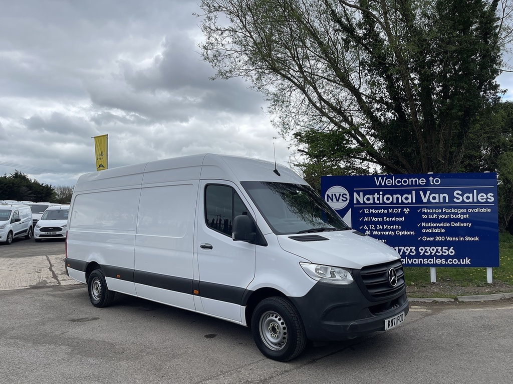 Mercedes-Benz Sprinter 2.0 315 Cdi Premium Rwd L3 H2 Euro 6 Ss White #14