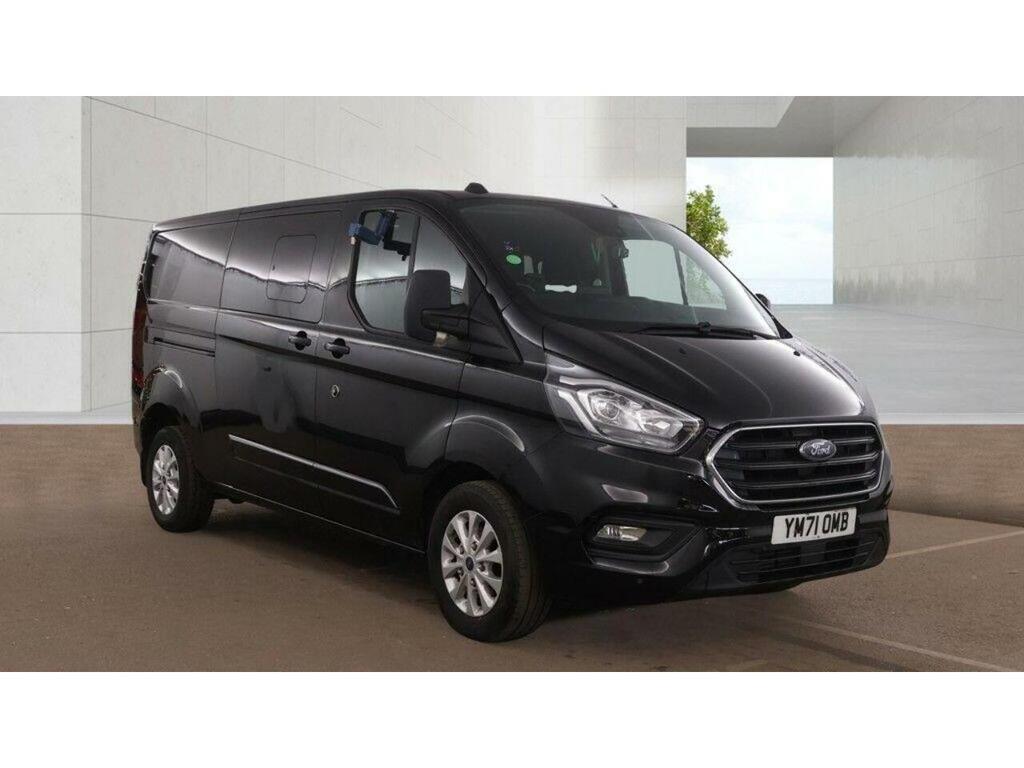 Ford Transit Custom 2.0 320 Ecoblue Limited Crew Van L2 H1 Euro 6 Ss Black #3