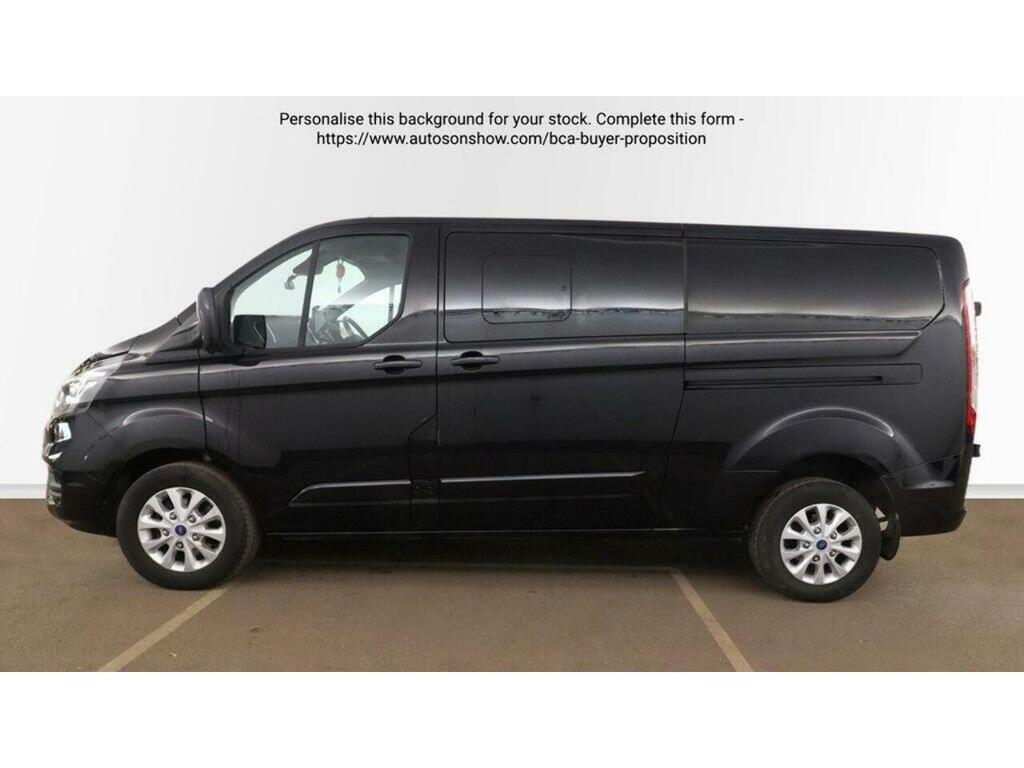 Ford Transit Custom 2.0 320 Ecoblue Limited Crew Van L2 H1 Euro 6 Ss Black #2