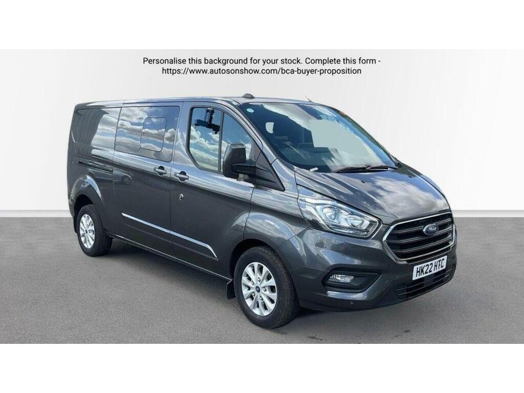Ford Transit Custom 2.0 320 Ecoblue Limited Crew Van L2 H1 Euro 6 Ss Grey