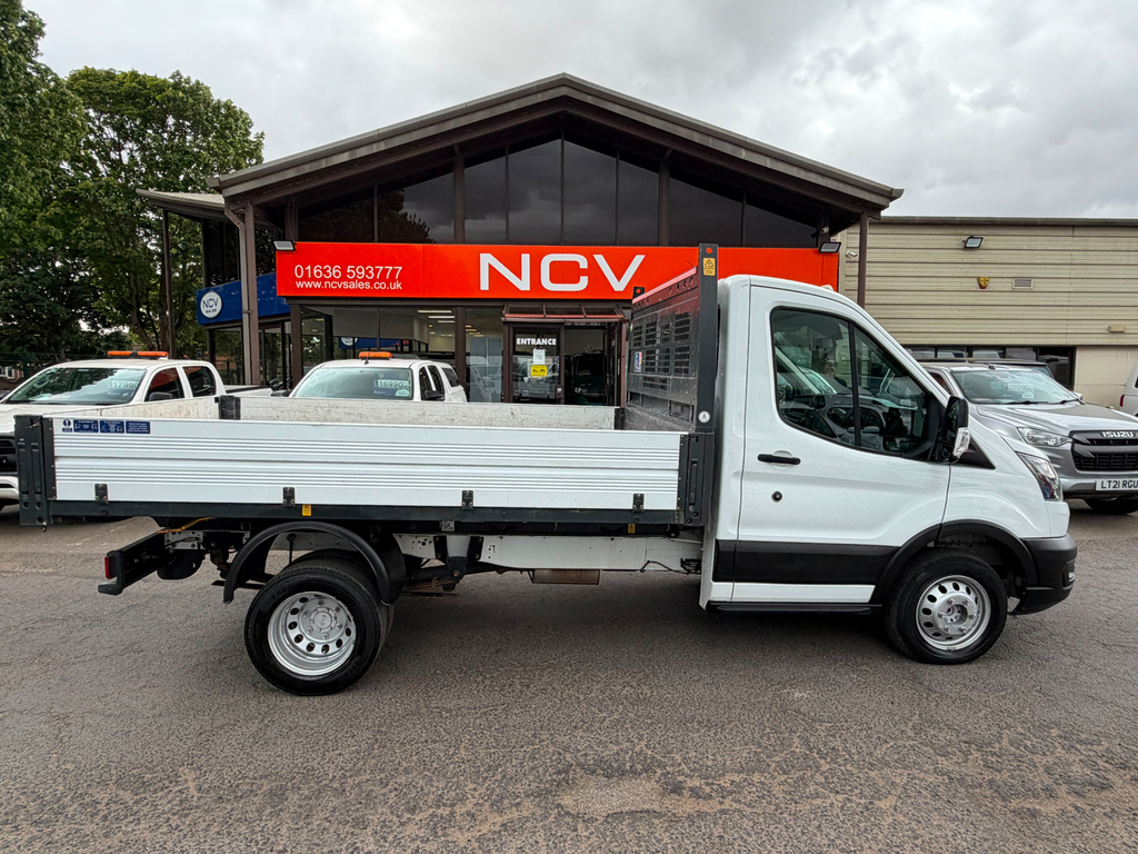 Ford Transit Custom 350 Leader L2 Mwb Tipper Ecoblue 170Drw BN70VGV White #3
