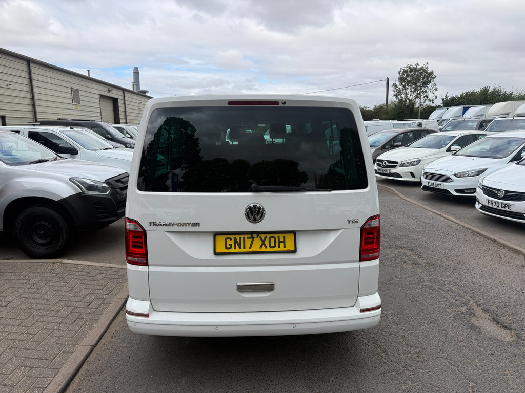Volkswagen Transporter Shuttle T32 Tdi Shuttle Se Bmt Vw T6 Lwb No Vat 9 Seater White #4