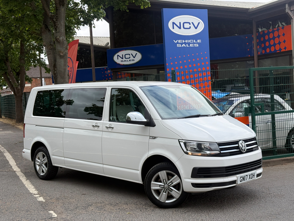 Volkswagen Transporter Shuttle T32 Tdi Shuttle Se Bmt Vw T6 Lwb No Vat 9 Seater White