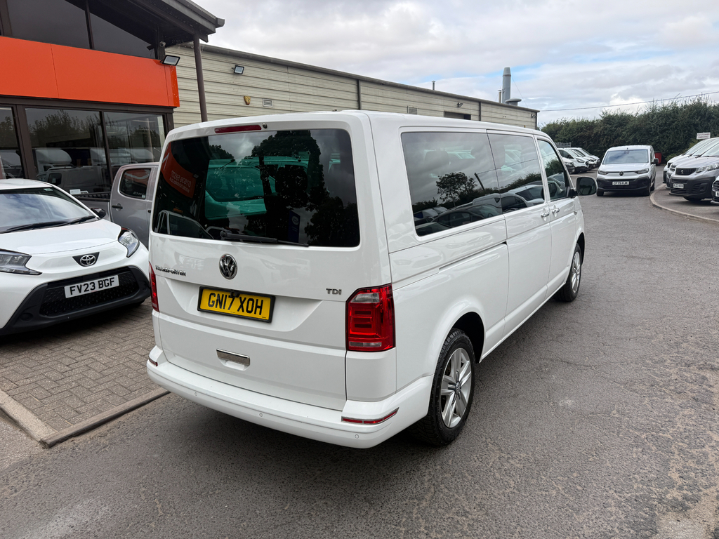Volkswagen Transporter Shuttle T32 Tdi Shuttle Se Bmt Vw T6 Lwb No Vat 9 Seater White #3