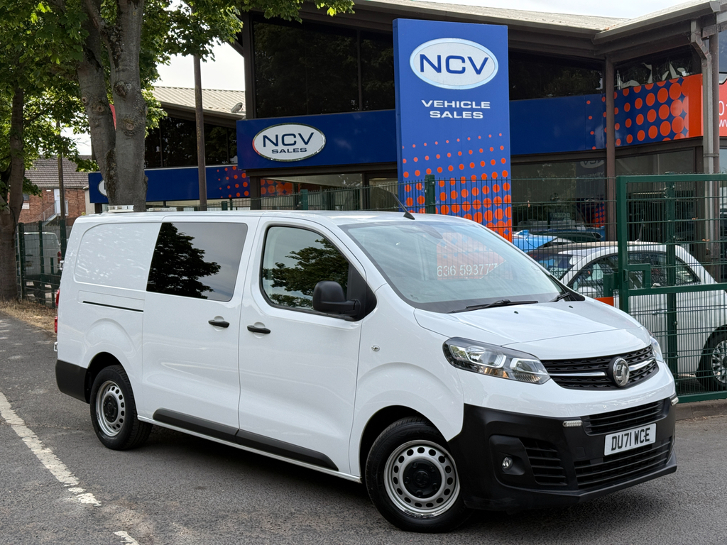 Vauxhall Vivaro L2h1 F3100 Dynamic Combi Crew Van Lwb Ac White