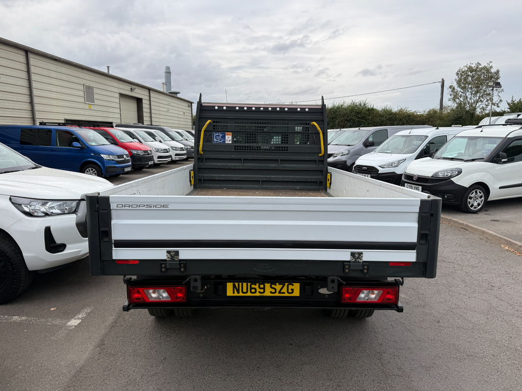 Ford Transit Custom 350 Leader Ecoblue Dropside L3 Lwb Eu6 NU69SZG White #4