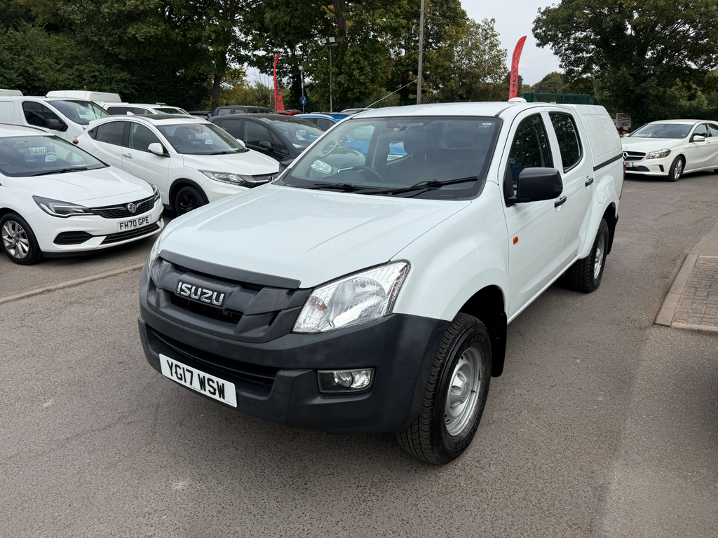Isuzu D-Max Td Dcb 4X4 Truckman Top No Vat YG17WSW White #6