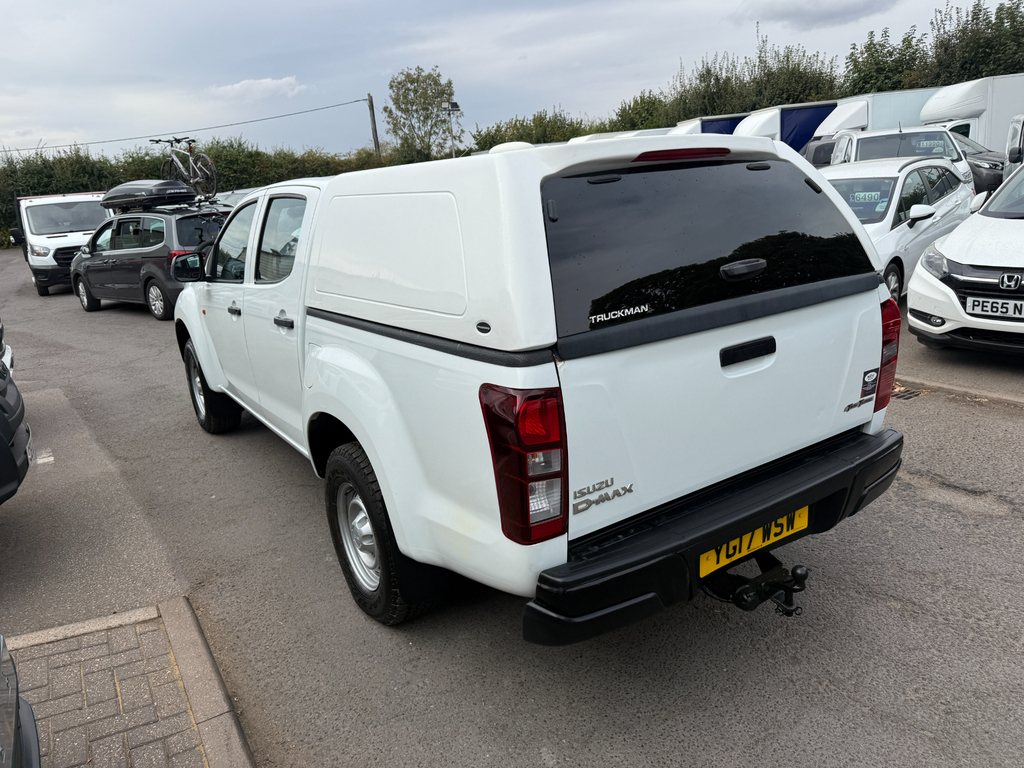 Isuzu D-Max Td Dcb 4X4 Truckman Top No Vat YG17WSW White #5