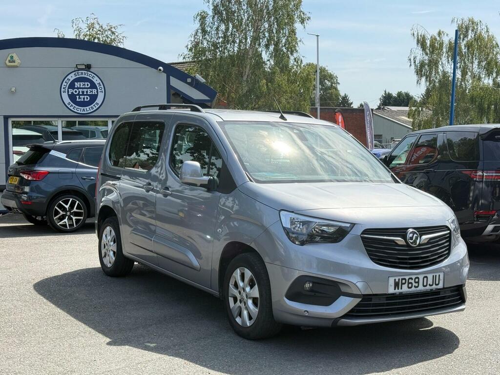 Vauxhall Combo Life 1.2 Turbo Energy Euro 6 Ss 7 Seat WP69OJU Grey