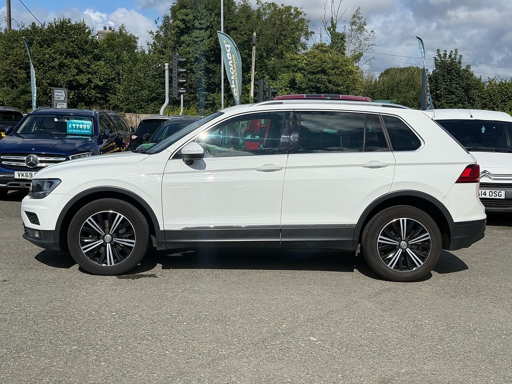 Volkswagen Tiguan Tsi Se Navigation LC18VNS White #4