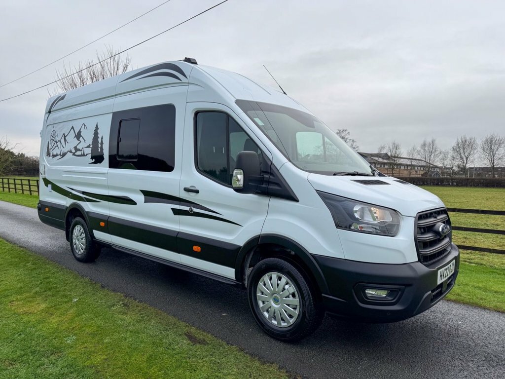 Ford Transit Custom 350 L3h3 Lwb High Roof 170Ps Leader Only 76K Ideal White #1