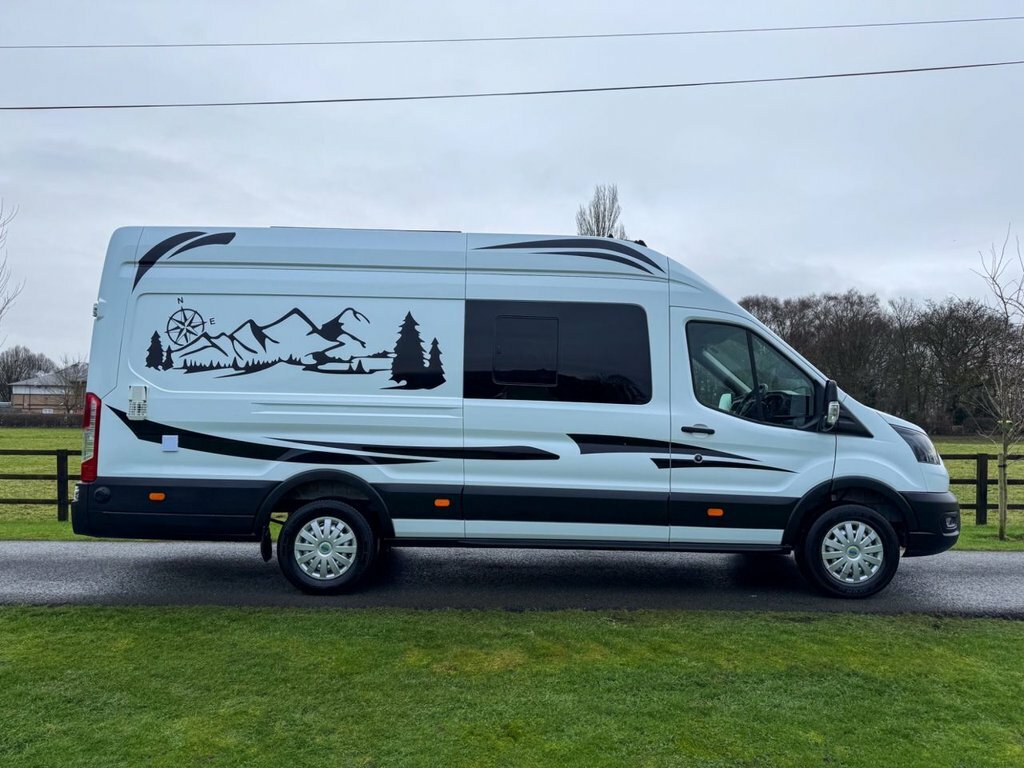 Ford Transit Custom 350 L3h3 Lwb High Roof 170Ps Leader Only 76K Ideal White #3