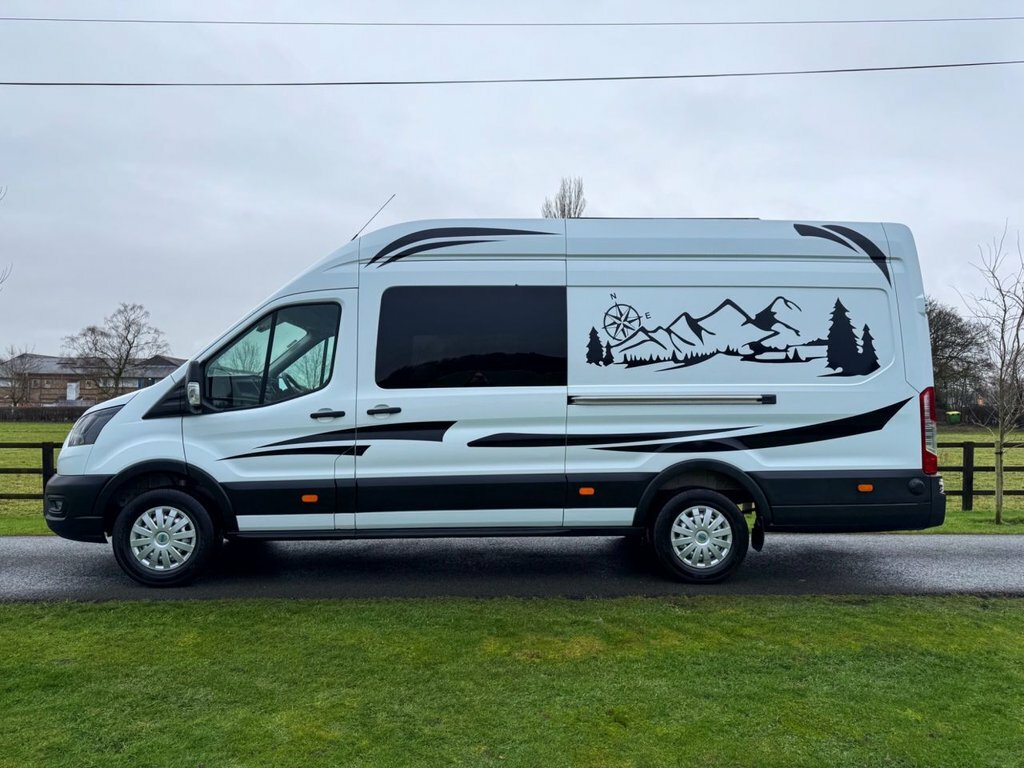 Ford Transit Custom 350 L3h3 Lwb High Roof 170Ps Leader Only 76K Ideal White #8