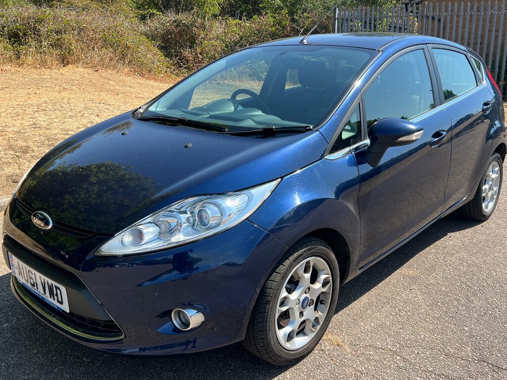 Ford Fiesta 1.25 Zetec Hatchback 129 Gkm, Blue
