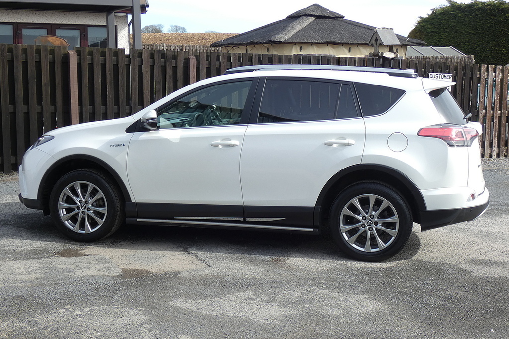Toyota Rav 4 2.5 Vvt-h Excel Suv Hybrid Cvt 4Wd Euro SV17LWS White #4
